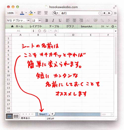 エクセル講座２ 原稿用紙としてエクセルを使う時のフォーマットと注意点 細川工房の仕事